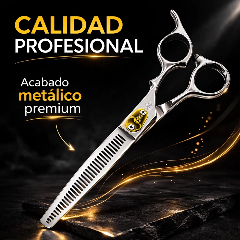 TIJERAS PROFESIONALES PELUQUERIA PACK CORTE+ESCULPIDORA 6.0 - 2