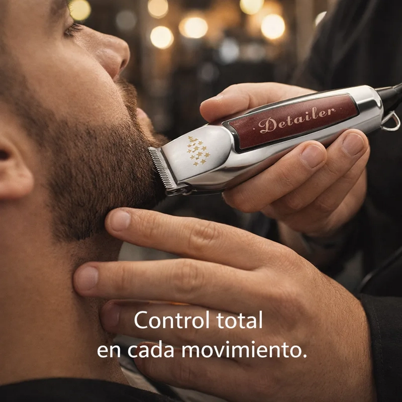 MAQUINA CORTADORA TRIMMER PROFESIONAL WAHL DETAILER BARBERIA - 3