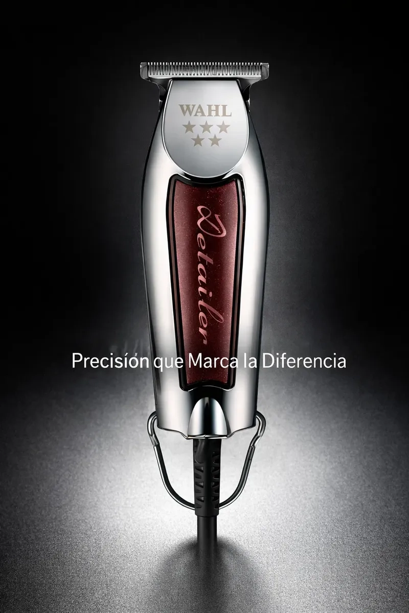 MAQUINA CORTADORA TRIMMER PROFESIONAL WAHL DETAILER BARBERIA - 4