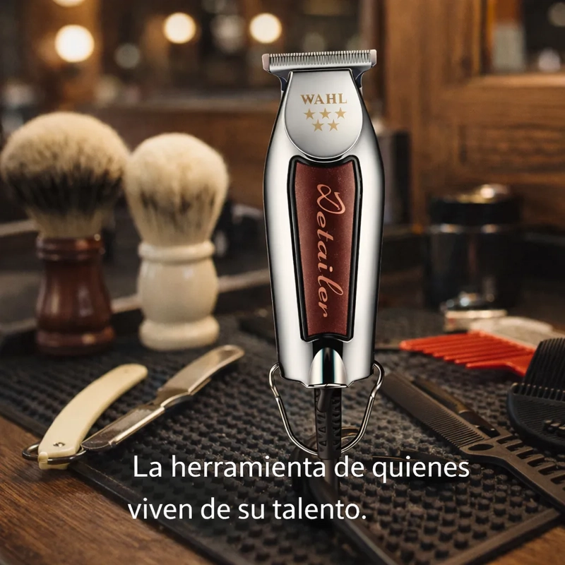 MAQUINA CORTADORA TRIMMER PROFESIONAL WAHL DETAILER BARBERIA - 5