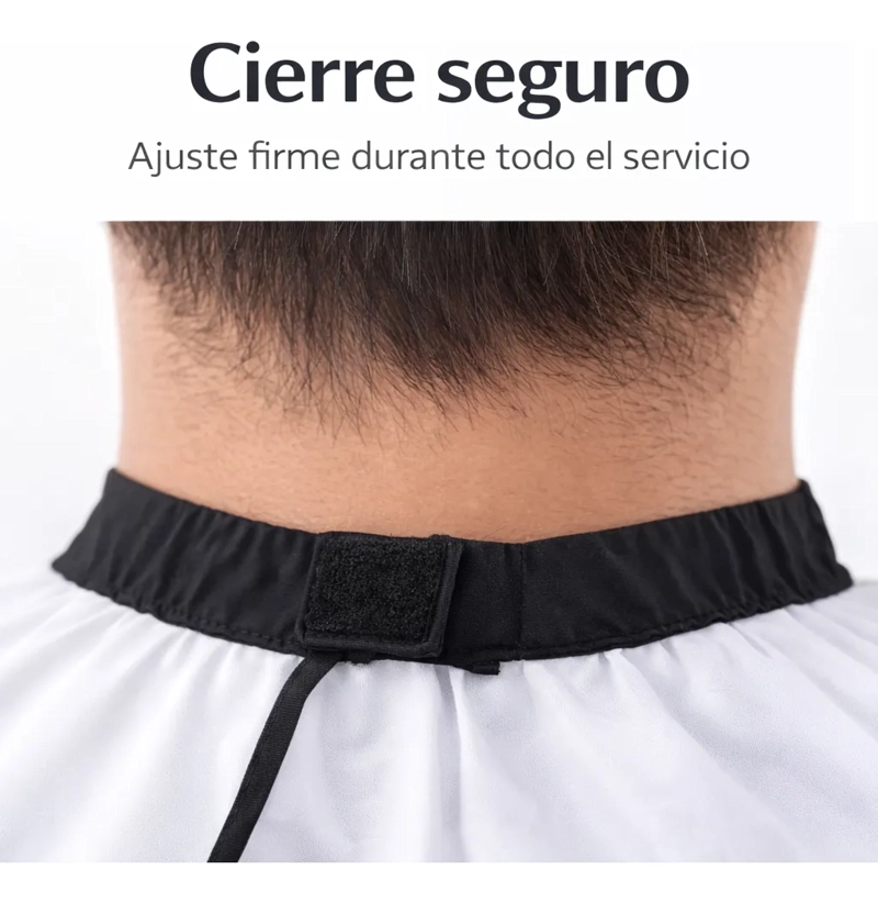 CAPA BARBERIA PELUQUERIA CAPA DE CORTE PARA BARBERO VENTANA - 5