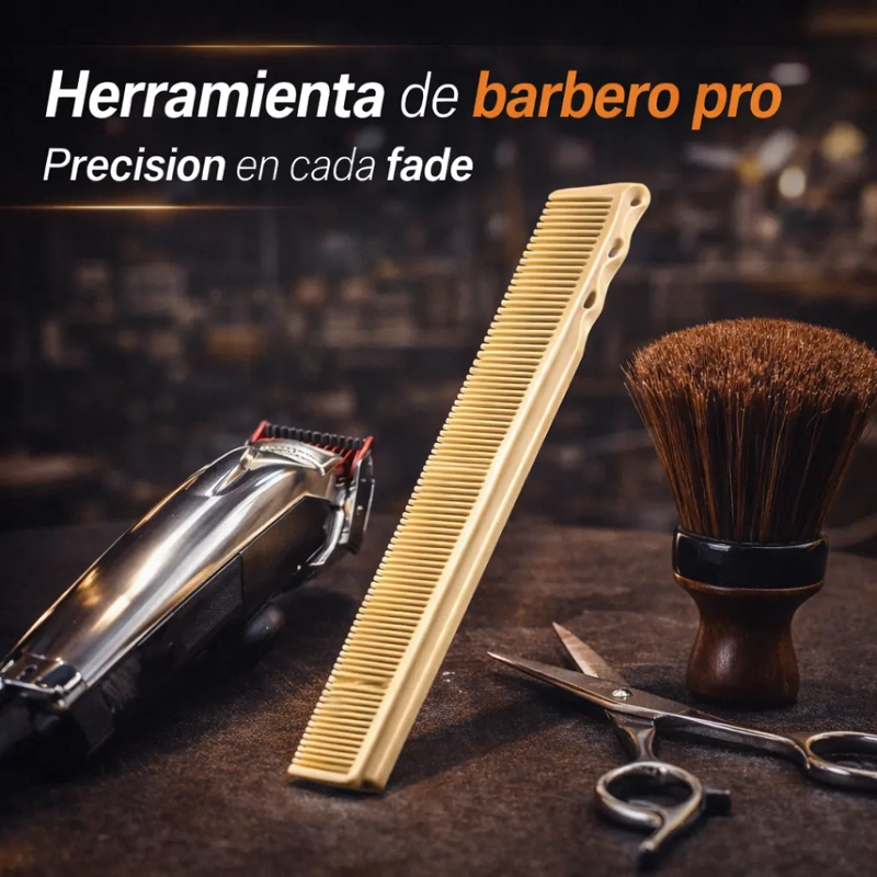 PEINE FADE BARBERO CONTROL MILIME TRICO TRANSICIONES SUAVES - 6