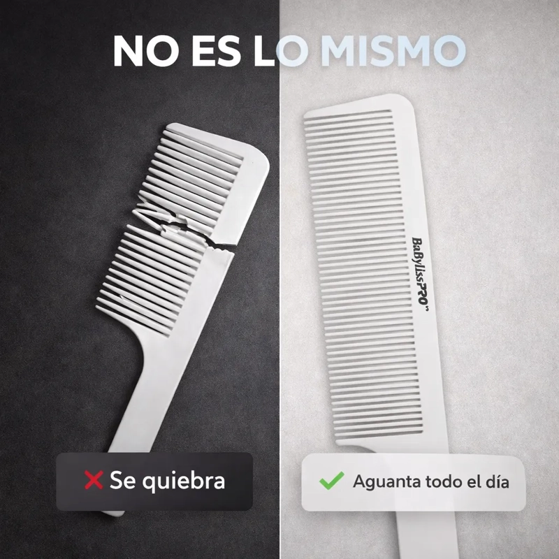 PEINETA BARBERO RESISTENTE USO DIARIO PROFESIONAL - 2