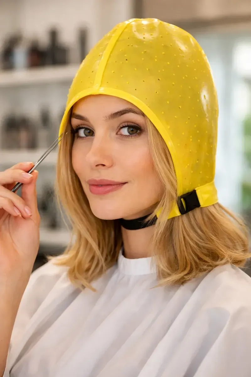 GORRO MECHAS PROFESIONAL SILICONA FLEXIBLE AJUSTABLE - 3