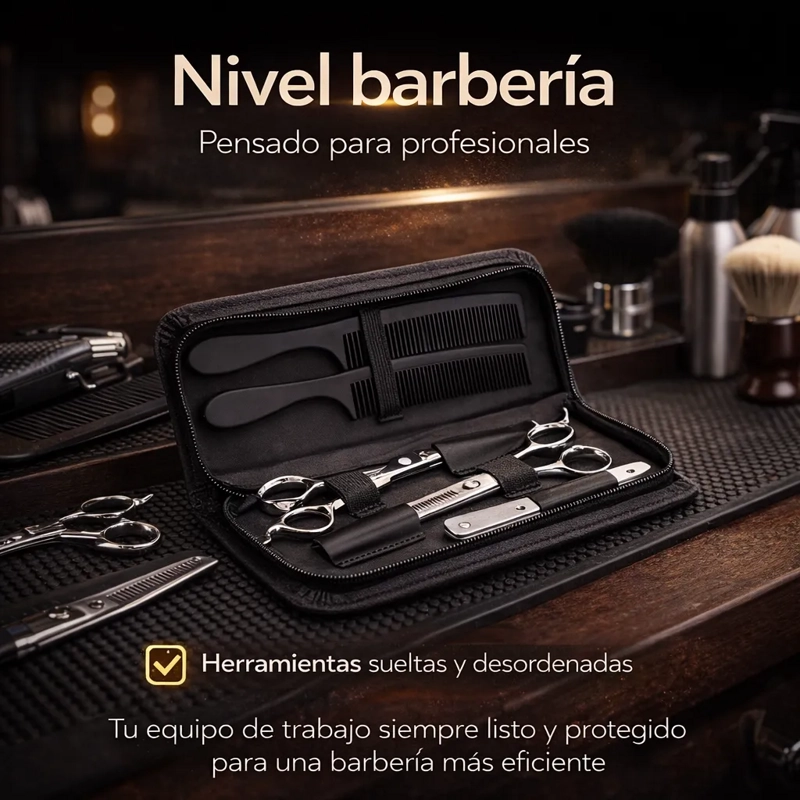 ESTUCHE PARA TIJERAS DE PELUQUERIA ORGANIZADOR CON CIERRE - 3