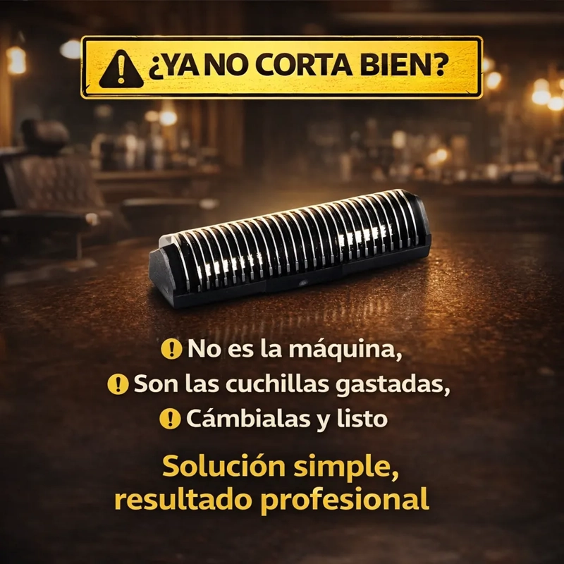 REPUESTO CABEZAL AFEITADORA CUCHILLAS KEMEI TX5 - 4