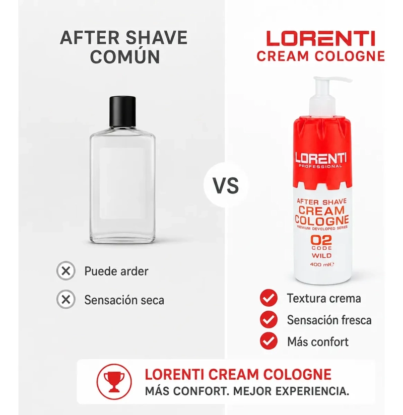 AFTER SHAVE LORENTI CALMA IRRITACION LORENTI WILD 400ML - 6