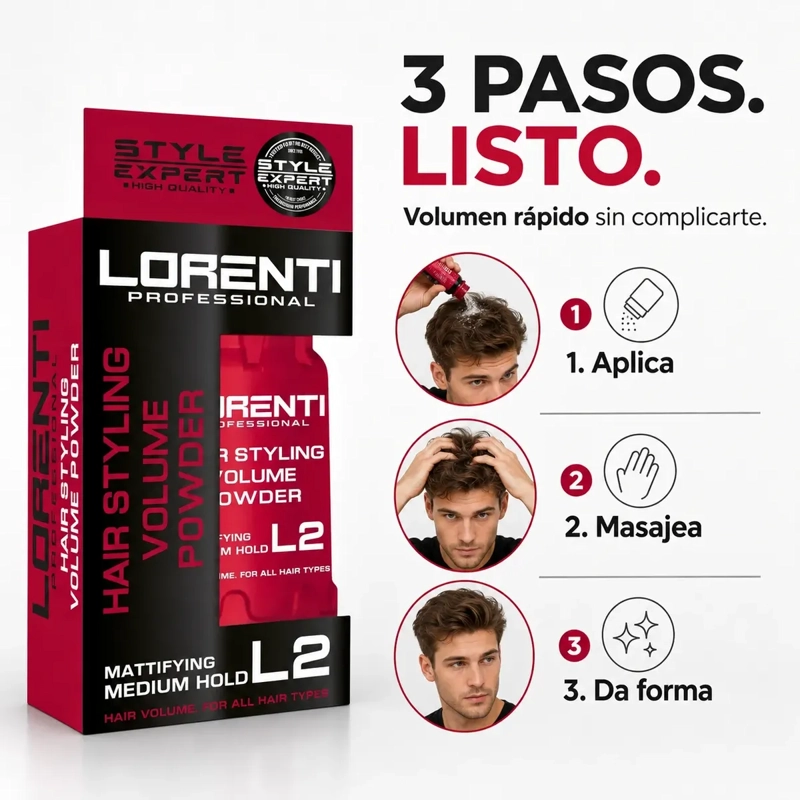 POLVO TEXTURIZADOR CABELLO VOLUMEN INSTANTANEO MATE L2 - 2