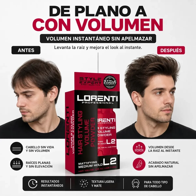 POLVO TEXTURIZADOR CABELLO VOLUMEN INSTANTANEO MATE L2 - 4