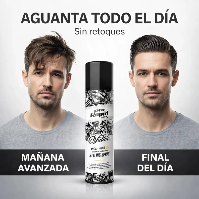 LACA PRO RAPID FIJADORA CABELLO FIJACION MAXIMA 400ML - 4
