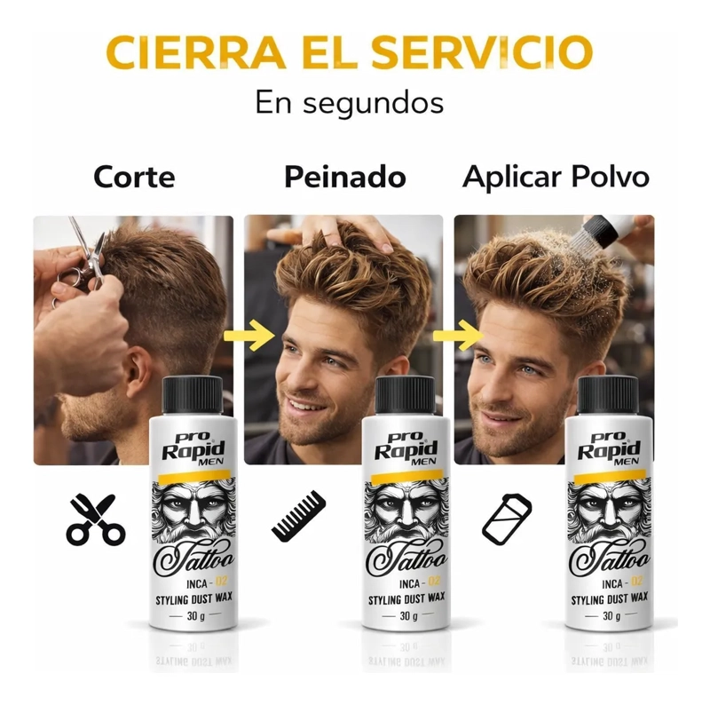POLVO TEXTURIZADOR CABELLO ACABADO MATE NARANJA 30G - 2