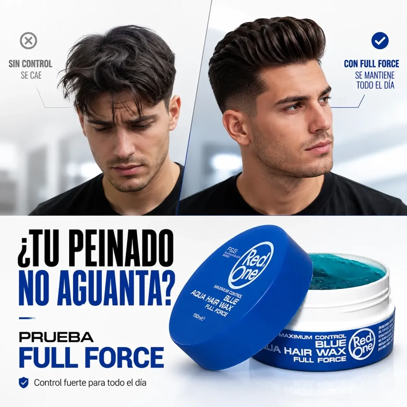 CERA CAPILAR FIJACION FUERTE AQUA HAIR WAX 150ML - 1