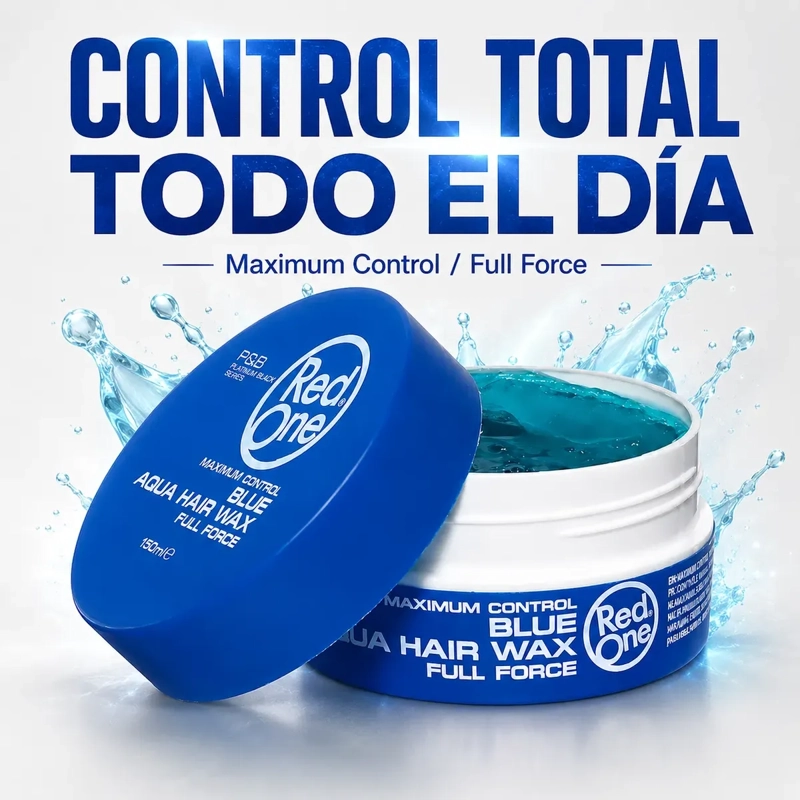 CERA CAPILAR FIJACION FUERTE AQUA HAIR WAX 150ML - 5
