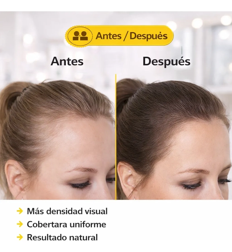 POLVO CAPILAR EFECTO CASTAÑO CABELLO + FIJADORA CAPILAR - 3