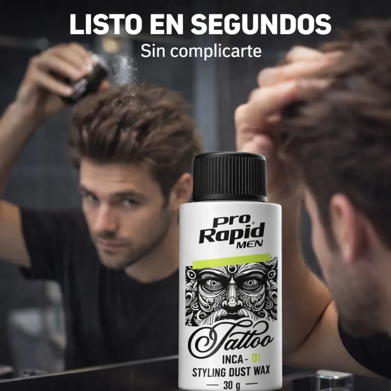 CERA EN POLVO PRO RAPID CABELLO FIJACION RAPIDA SIN BRILLO - 2