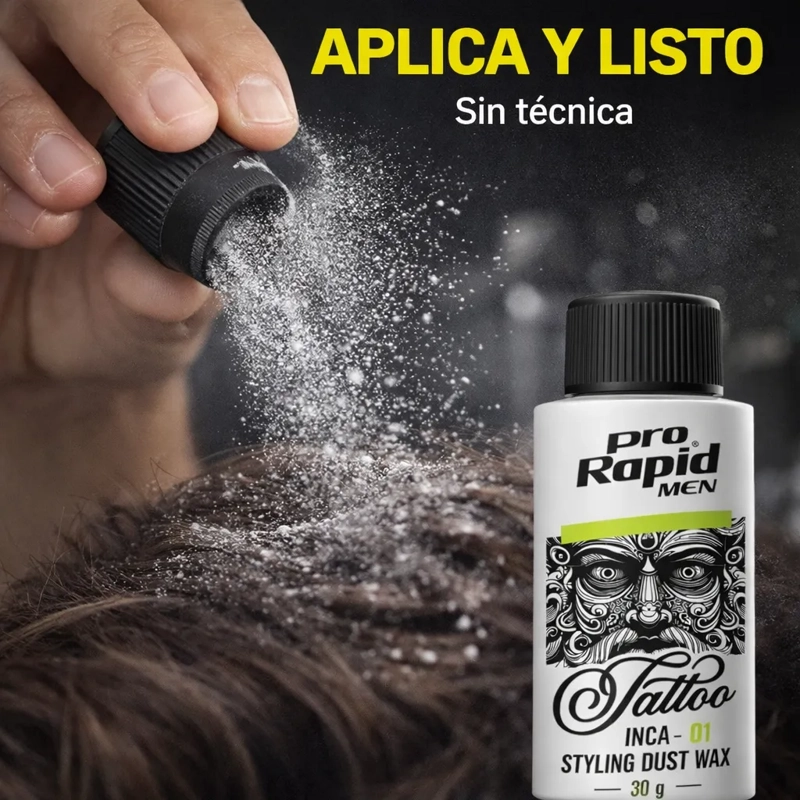 CERA EN POLVO PRO RAPID CABELLO FIJACION RAPIDA SIN BRILLO - 4