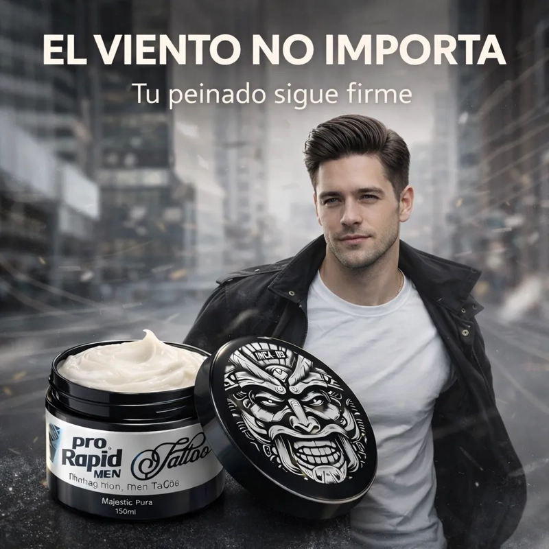 CERA PARA CABELLO HOMBRE PRO RAPID MEN INCA 09 ESTILO - 3