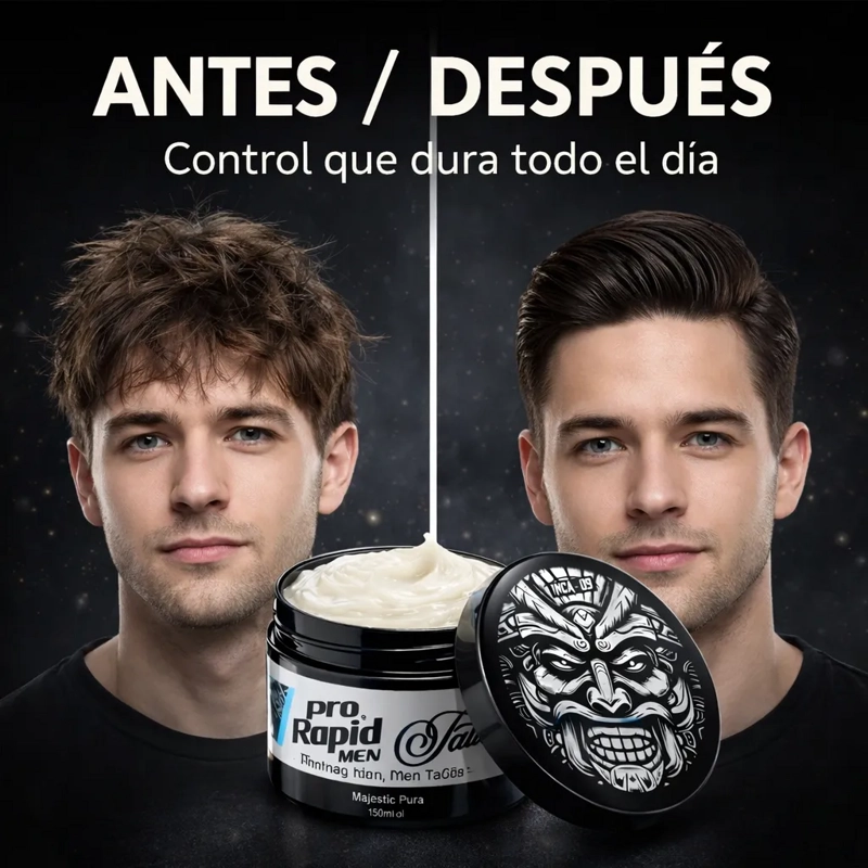 CERA PARA CABELLO HOMBRE PRO RAPID MEN INCA 09 ESTILO - 5