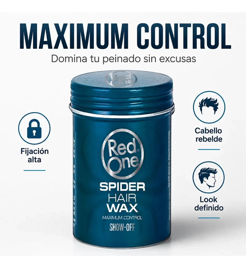 CERA FIJADOR PEINADO RED ONE MAXIMUM CONTROL LOOK 100ML - 1