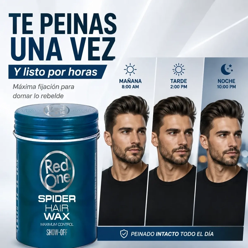 CERA FIJADOR PEINADO RED ONE MAXIMUM CONTROL LOOK 100ML - 3