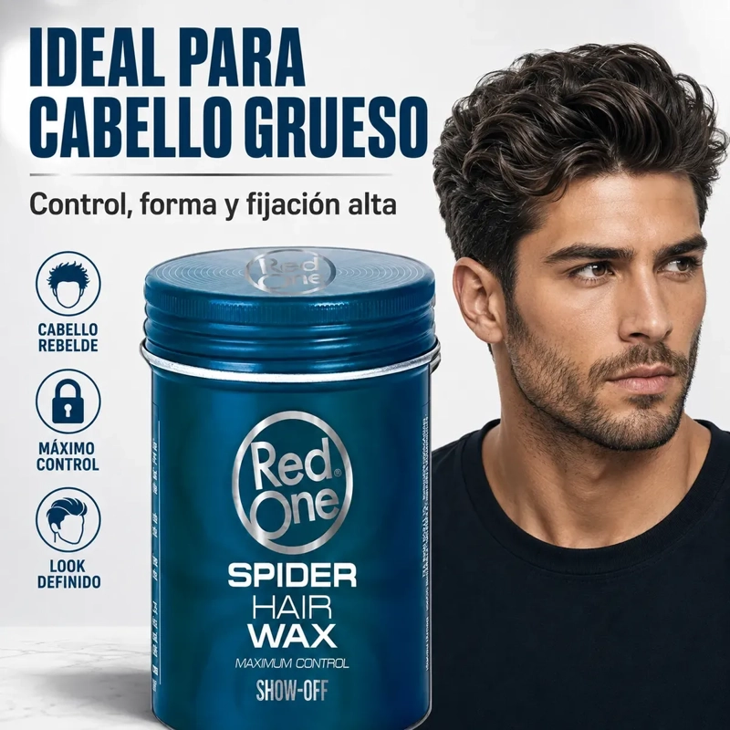 CERA FIJADOR PEINADO RED ONE MAXIMUM CONTROL LOOK 100ML - 6
