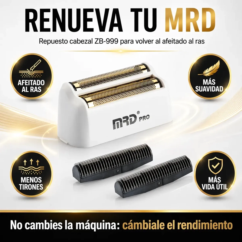 REPUESTO SHAVER ZB-999 RECUPERA AFEITADO CORTE UNIFORME - 5