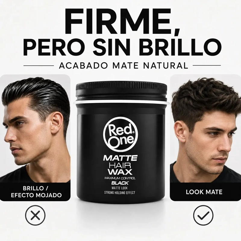 CERA CABELLO HOMBRE CONTROL MAXIMO EFECTO MATE 100ML - 2