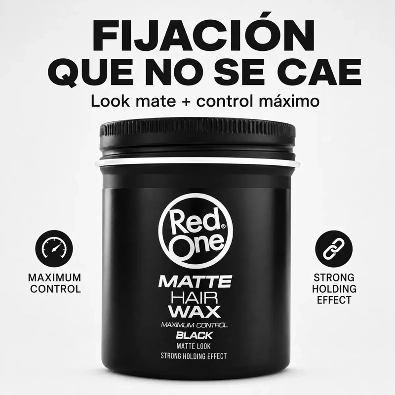 CERA CABELLO HOMBRE CONTROL MAXIMO EFECTO MATE 100ML - 3