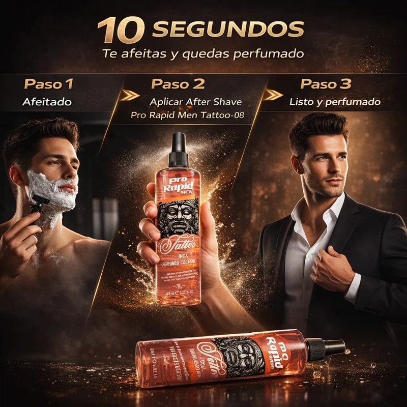 AFTER SHAVE COLONIA HOMBRE 2 EN 1 AROMA TIPO PERFUME 400ML - 1