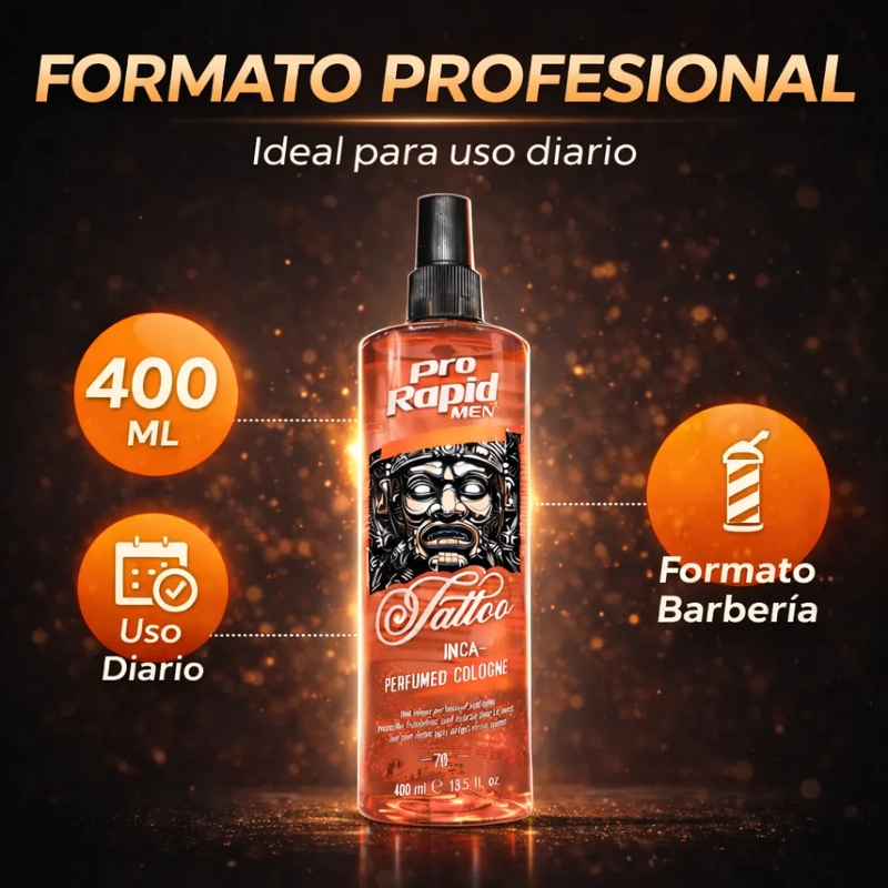 AFTER SHAVE COLONIA HOMBRE 2 EN 1 AROMA TIPO PERFUME 400ML - 3