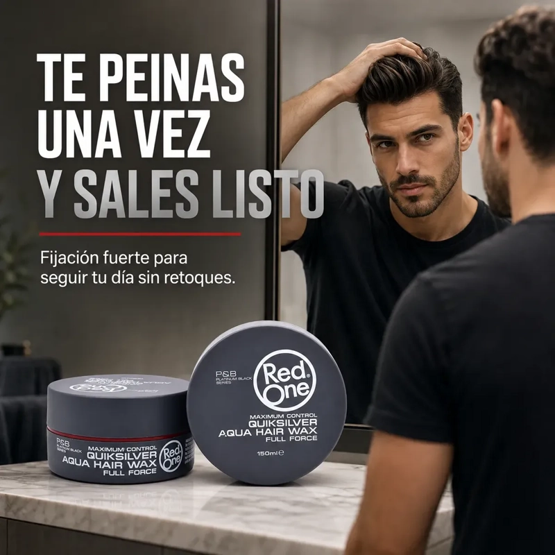 CERA CAPILAR FIJADORA RED ONE FULL FORCE PLATEADA 150ML - 1