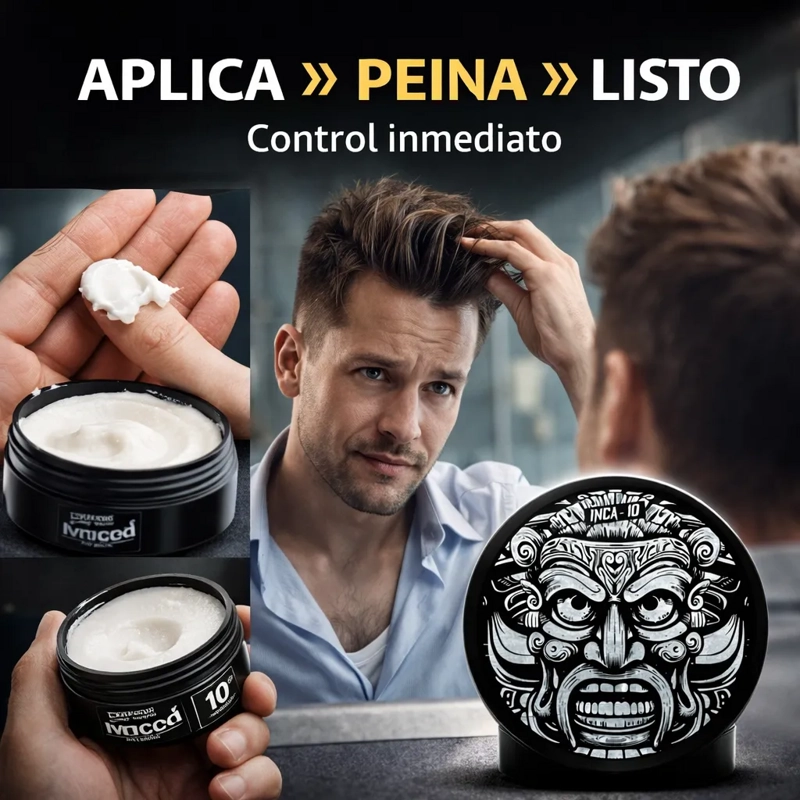 CERA CAPILAR HOMBRE FIJACION 10 CONTROL PROFESIONAL 150ML - 4