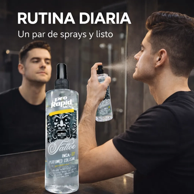 AFTER SHAVE BARBERIA SPRAY REFRESCANTE AROMA MASCULINO 400ML - 4