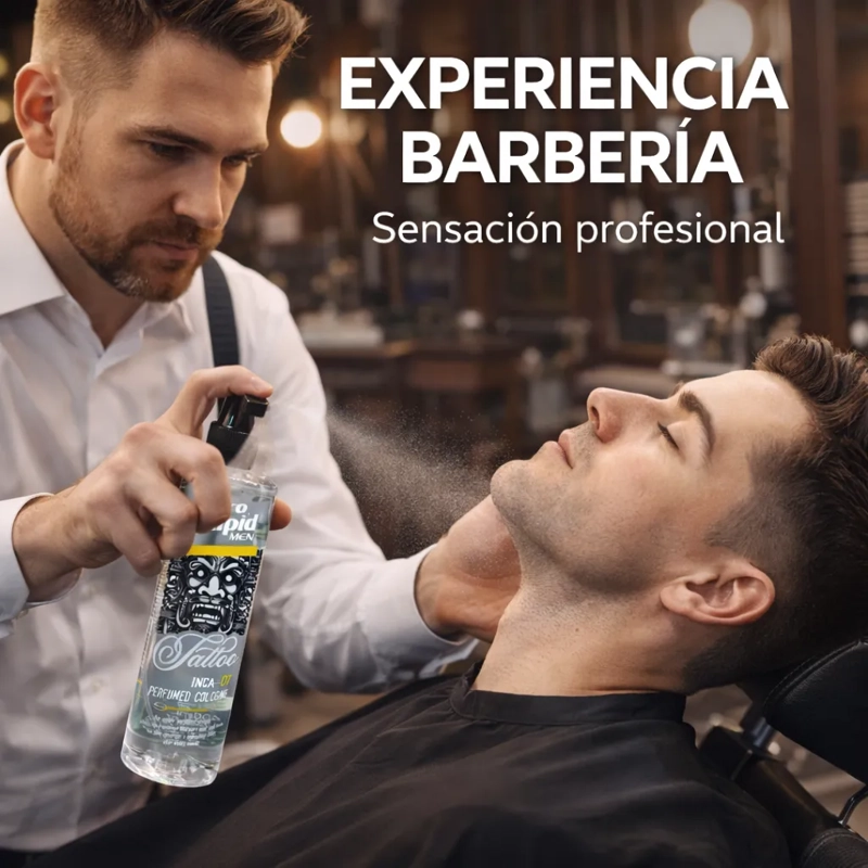 AFTER SHAVE BARBERIA SPRAY REFRESCANTE AROMA MASCULINO 400ML - 5
