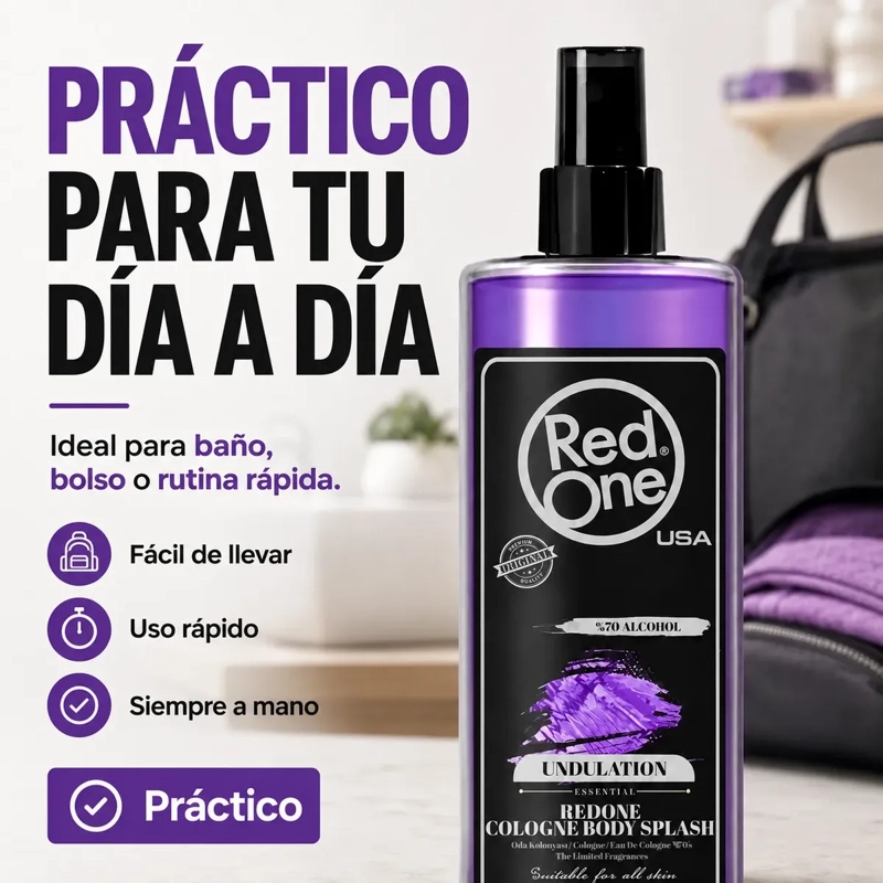 AFTER SHAVE REDONE DESPUE S AFEITAR COLONIA UNDULATION 400ML - 3