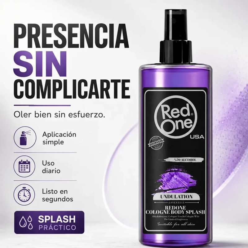 AFTER SHAVE REDONE DESPUE S AFEITAR COLONIA UNDULATION 400ML - 4