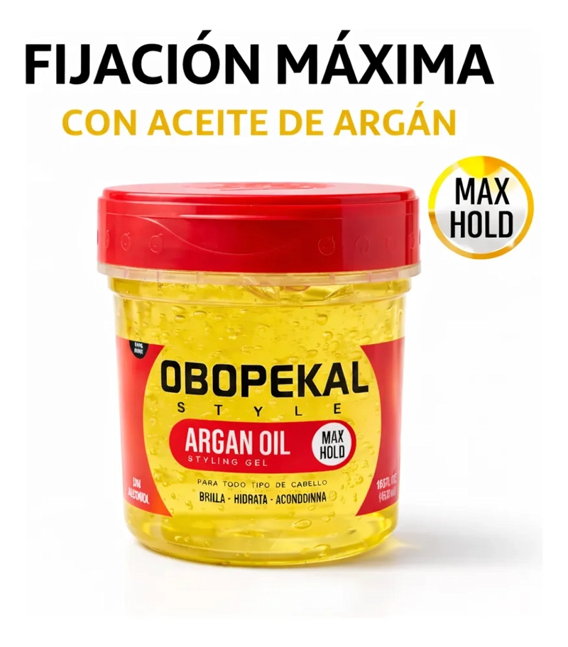 GEL FIJADOR CABELLO ALTA FIJACION SIN RESEQUEDAD CON ARGAN - 2