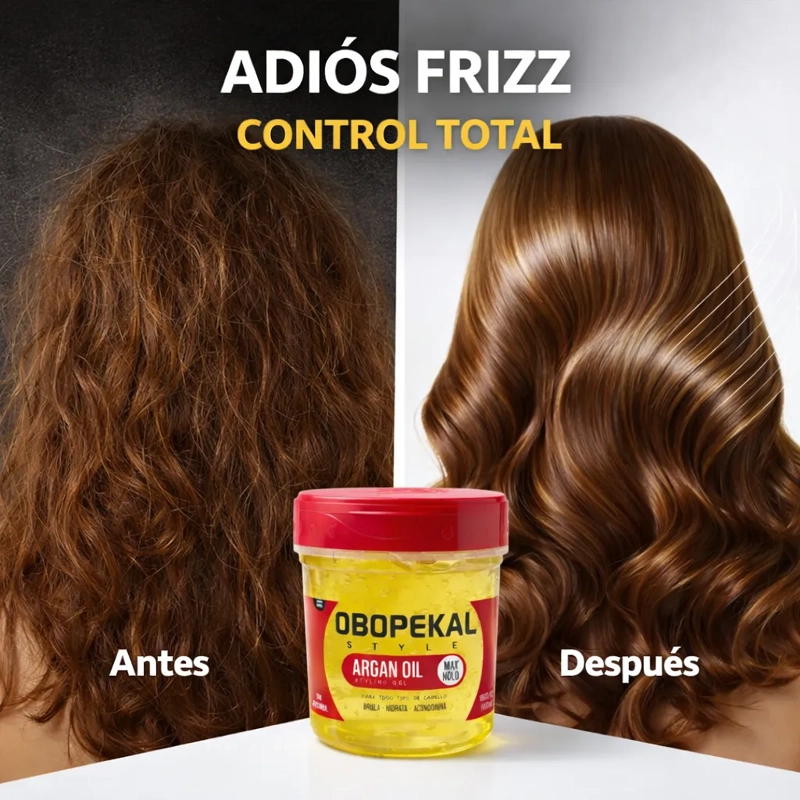 GEL FIJADOR CABELLO ALTA FIJACION SIN RESEQUEDAD CON ARGAN - 5