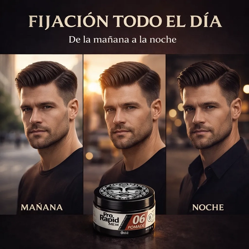 CERA PARA CABELLO HOMBRE FIJACION FUERTE ESTILO BARBERIA 06 - 2