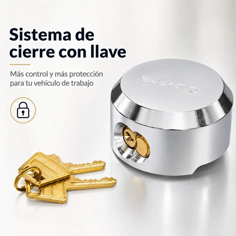 CHAPA ANTIRROBO FURGON CANDADO SEGURIDAD REFORZADO - 2