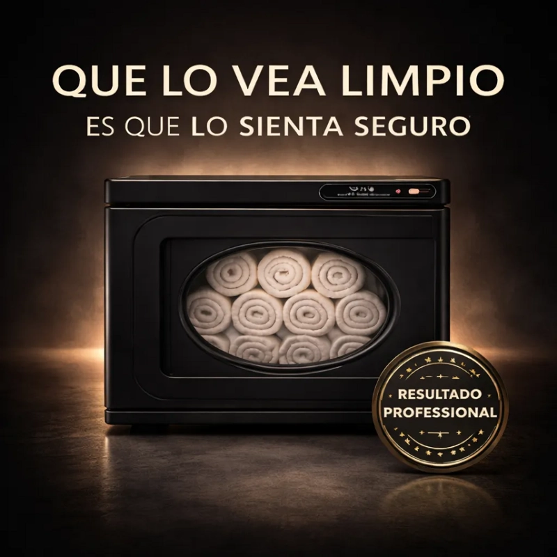 CALENTADOR DE TOALLAS PROFESIONAL HIGIENE VISIBLE ACERO INOX - 3