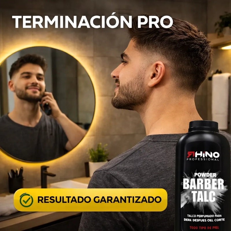 TALCO BARBERIA POST CORTE PIEL LIMPIA SIN PICAZON PERFUMADO - 2