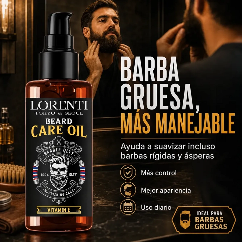 ACEITE PARA BARBA SUAVIDAD Y MANEJO CON VITAMINA E 100 ML - 1