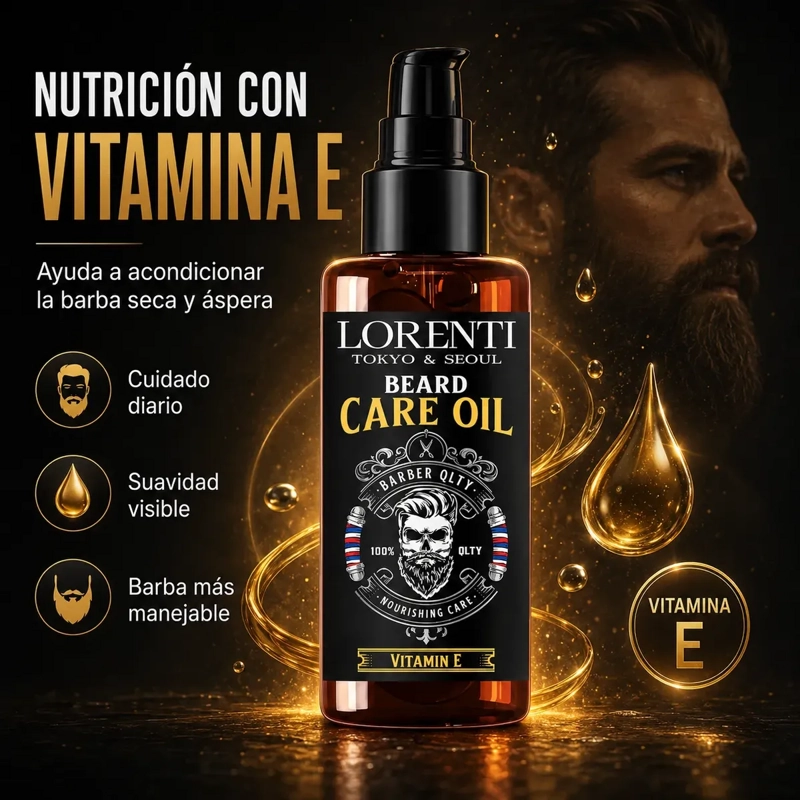 ACEITE PARA BARBA SUAVIDAD Y MANEJO CON VITAMINA E 100 ML - 2