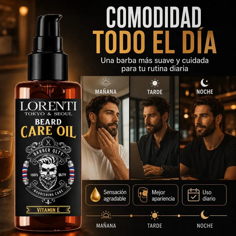 ACEITE PARA BARBA SUAVIDAD Y MANEJO CON VITAMINA E 100 ML - 4