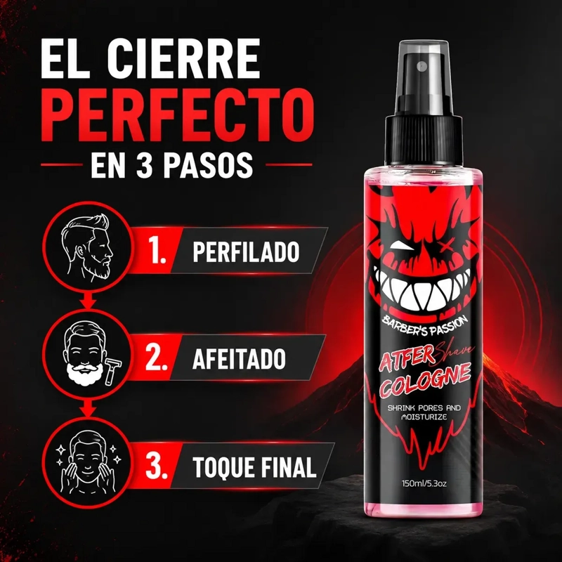 AFTER SHAVE REFRESCA LOCION DESPUE S DEL AFEITADO SPRAY 150ML - 2