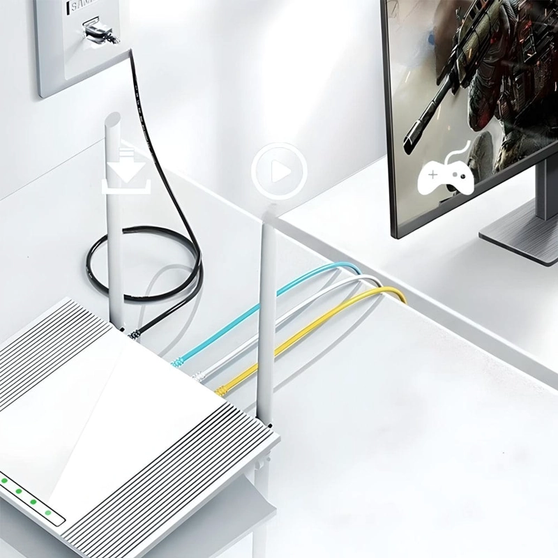 CABLE DE RED CAT6 LAN 3 METROS ALTA TRANSFERENCIA DE DATOS - 3