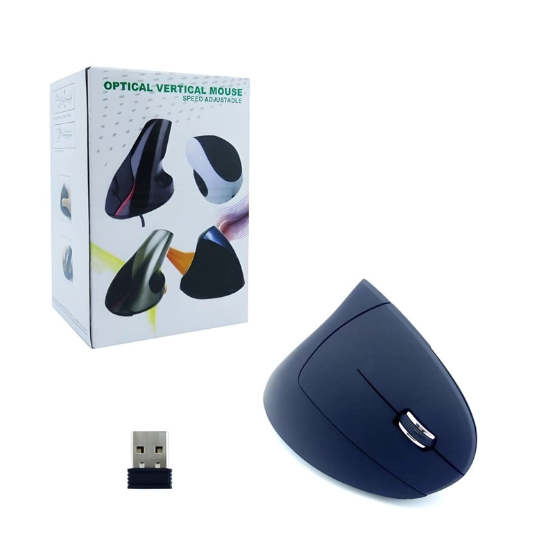 MOUSE VERTICAL INALAMBRICO ERGONOMICO - 2