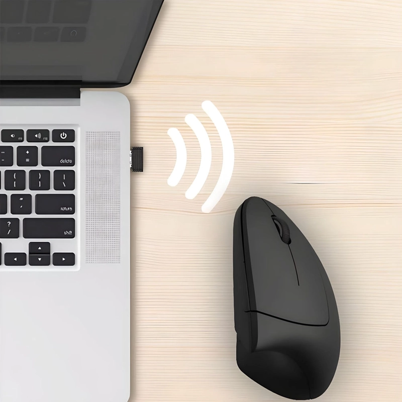 MOUSE VERTICAL INALAMBRICO ERGONOMICO - 3