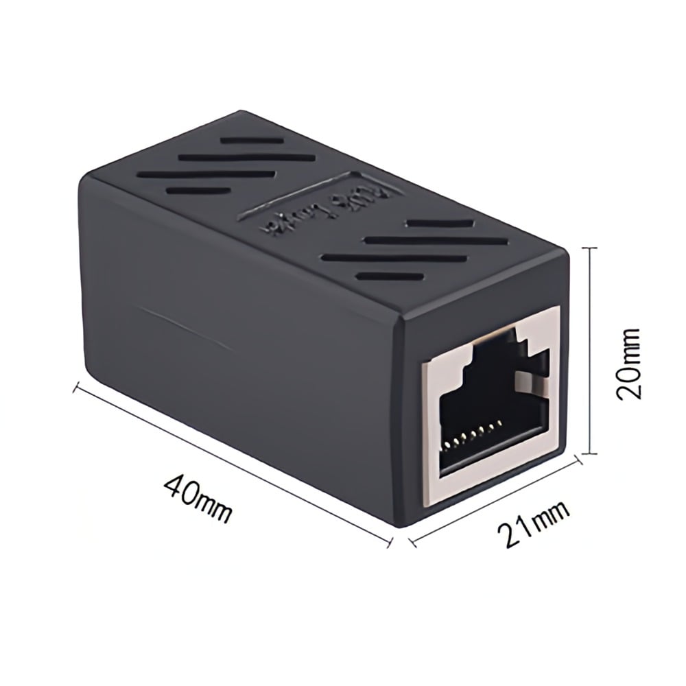 EXTENSOR WINDOWS ADAPTADOR CONECTOR LAN ETHERNET RED RJ45 - 3